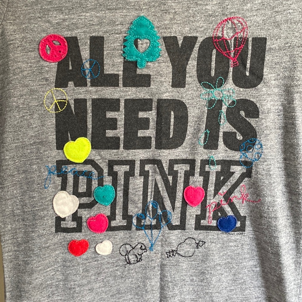 PINK Victoria’s Secret All you need is PINK T-shirt Sz S
